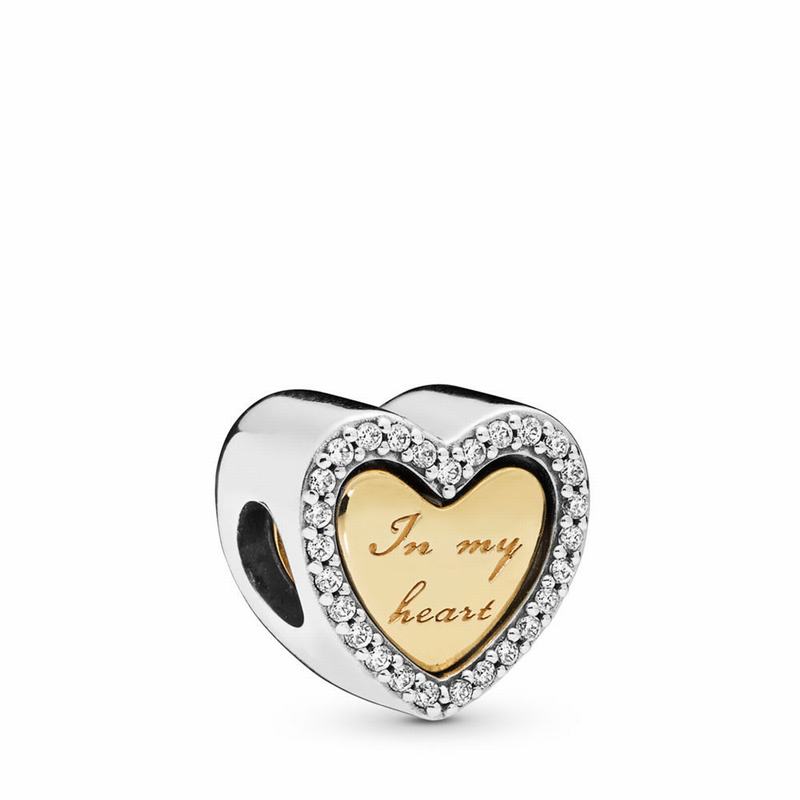 Pandora Australia In My Heart Charm - Sterling Silver | YEZLQV768